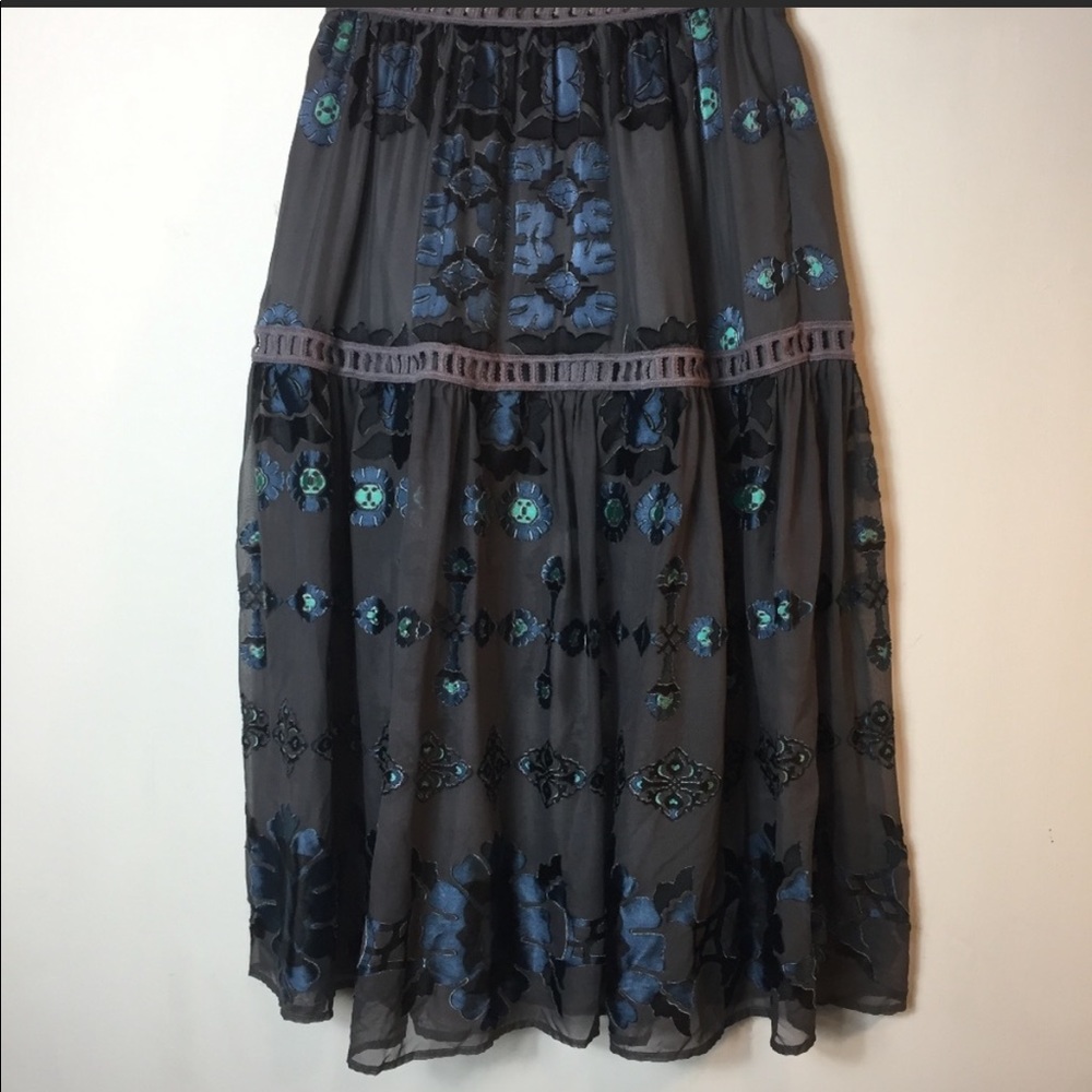 For Love & Lemons Barcelona Midi Skirt small